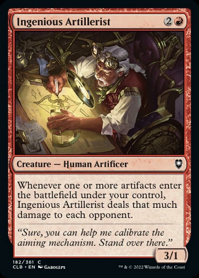 Ingenious Artillerist [Commander Legends: Battle for Baldur's Gate] | Devastation Store