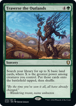Traverse the Outlands [Commander Legends: Battle for Baldur's Gate] | Devastation Store