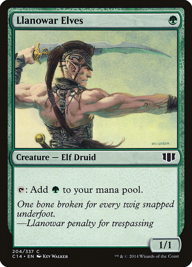 Llanowar Elves [Commander 2014] | Devastation Store