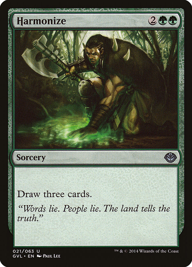 Harmonize (Garruk vs. Liliana) [Duel Decks Anthology] | Devastation Store