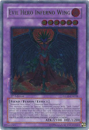 Evil Hero Inferno Wing [GLAS-EN038] Ultimate Rare | Devastation Store