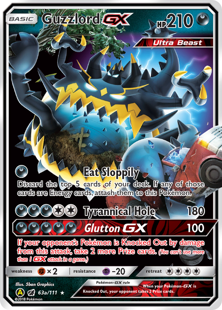 Guzzlord GX (63a/111) [Alternate Art Promos] | Devastation Store