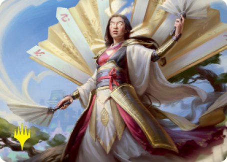Imperial Subduer Art Card (Gold-Stamped Signature) [Kamigawa: Neon Dynasty Art Series] | Devastation Store