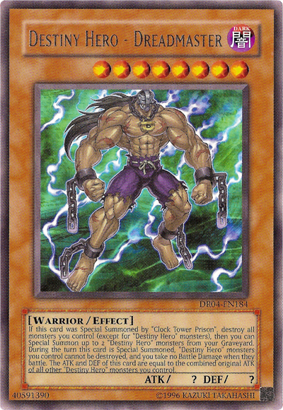 Destiny Hero - Dreadmaster [DR04-EN184] Rare | Devastation Store