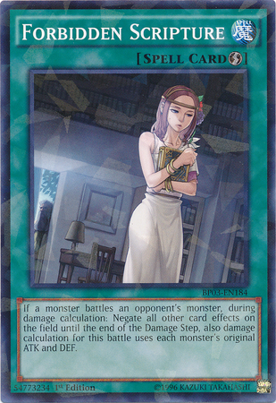 Forbidden Scripture [BP03-EN184] Shatterfoil Rare | Devastation Store