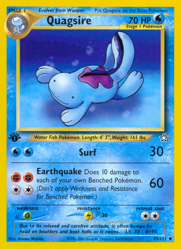 Quagsire (45/111) [Neo Genesis 1st Edition] | Devastation Store