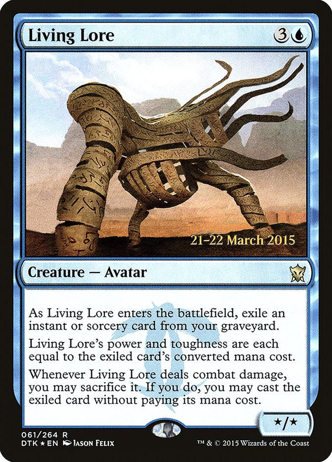 Living Lore  [Dragons of Tarkir Prerelease Promos] - Devastation Store | Devastation Store