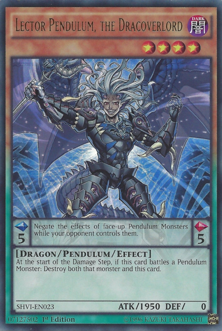 Lector Pendulum, the Dracoverlord [SHVI-EN023] Ultra Rare | Devastation Store