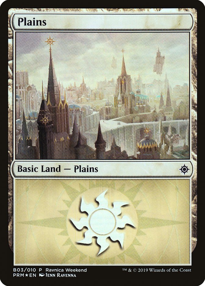 Plains (B03) [Ravnica Allegiance Guild Kit] | Devastation Store