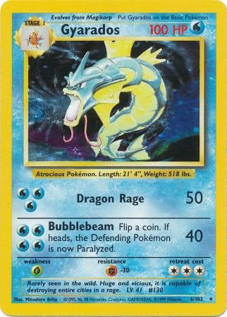 Gyarados (6/102) [Base Set Unlimited] | Devastation Store