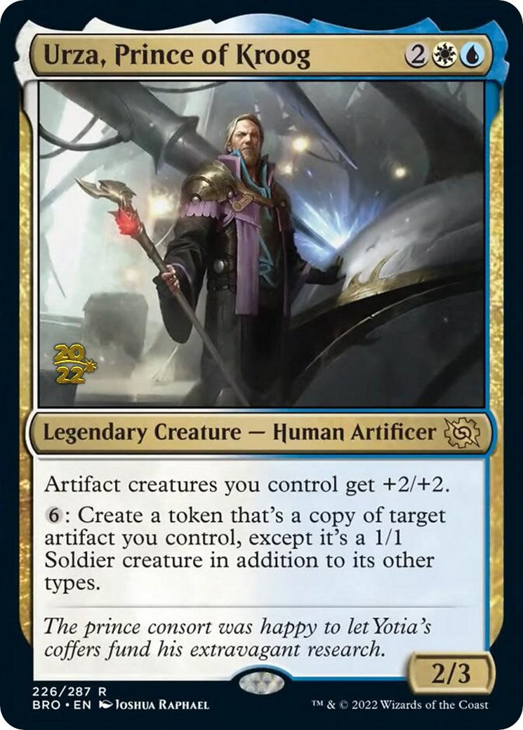 Urza, Prince of Kroog [The Brothers' War Prerelease Promos] | Devastation Store