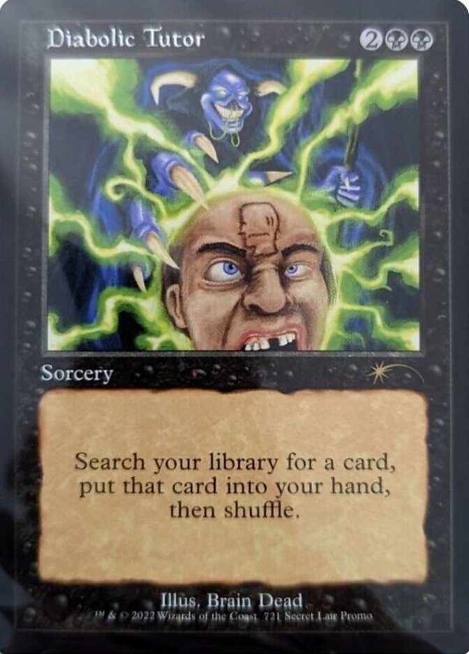 Diabolic Tutor (Retro) [Secret Lair Drop Promos] | Devastation Store