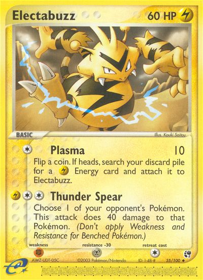 Electabuzz (35/100) [EX: Sandstorm] | Devastation Store