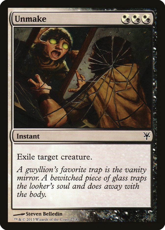 Unmake [Duel Decks: Sorin vs. Tibalt] - Devastation Store | Devastation Store