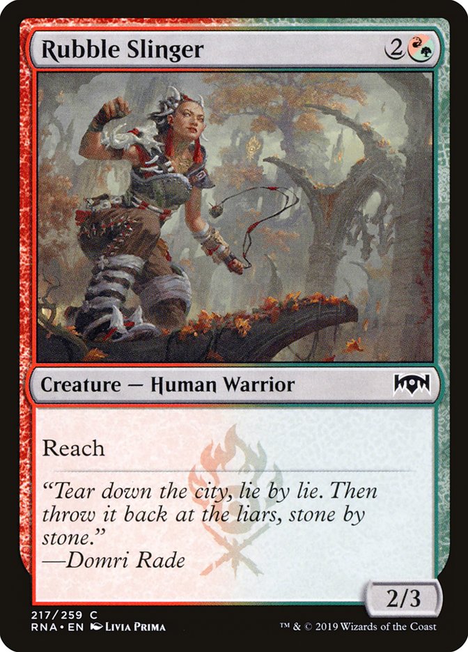 Rubble Slinger [Ravnica Allegiance] | Devastation Store