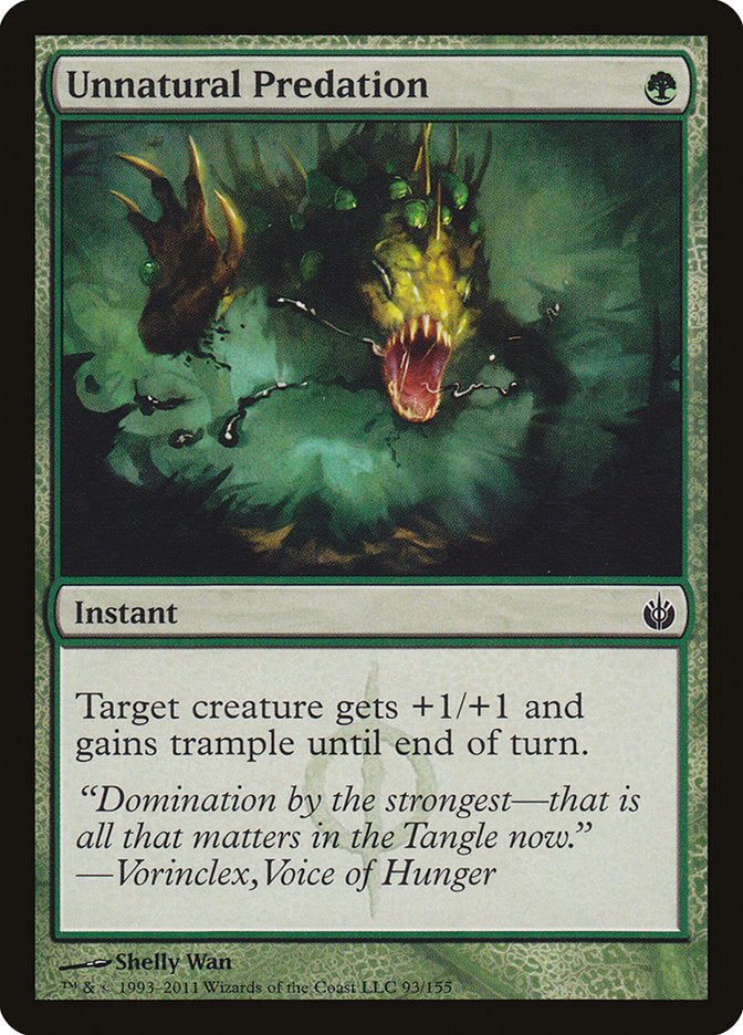 Unnatural Predation [Mirrodin Besieged] - Devastation Store | Devastation Store