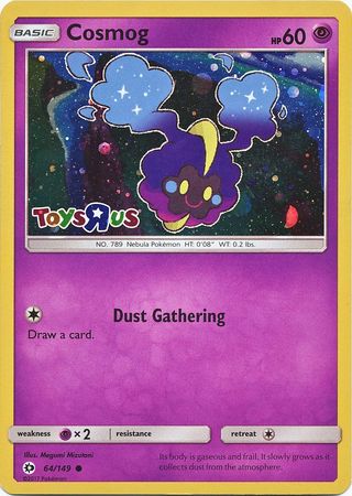 Cosmog (64/149) (Toys R Us Promo) [Sun & Moon: Base Set] | Devastation Store