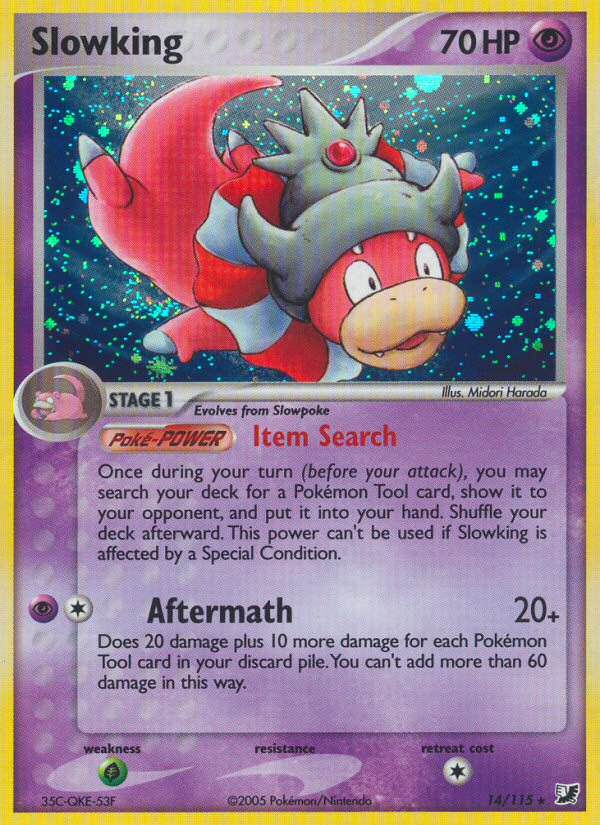 Slowking (14/115) [EX: Unseen Forces] | Devastation Store