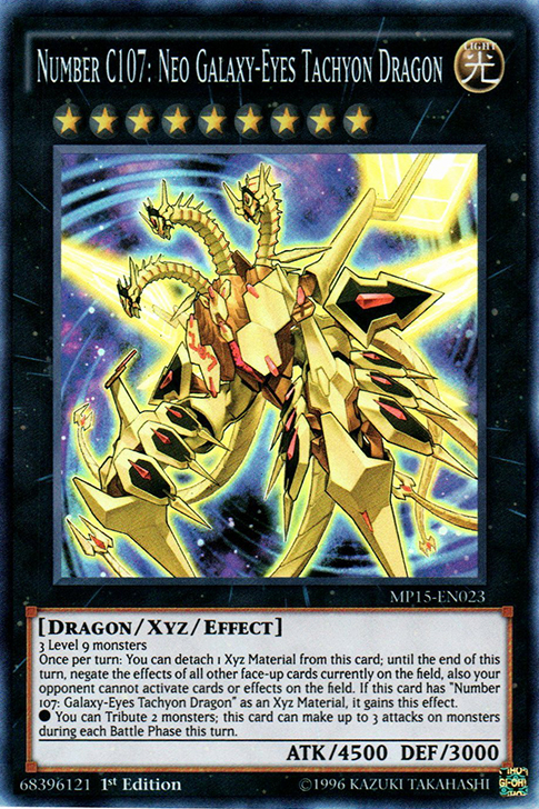 Number C107: Neo Galaxy-Eyes Tachyon Dragon [MP15-EN023] Super Rare | Devastation Store