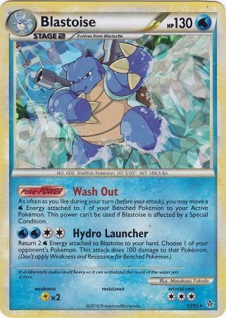 Blastoise (13/95) (Cracked Ice Holo) [HeartGold & SoulSilver: Unleashed] | Devastation Store