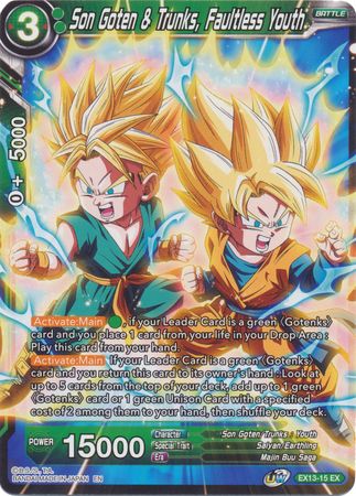Son Goten & Trunks, Faultless Youth [EX13-15] | Devastation Store