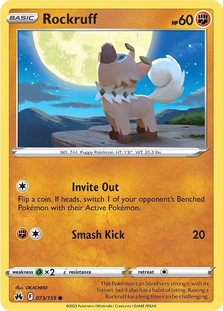 Rockruff (073/159) [Sword & Shield: Crown Zenith] | Devastation Store