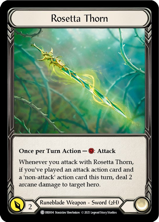 Rosetta Thorn [BRI004] (Tales of Aria Briar Blitz Deck)  1st Edition Normal | Devastation Store