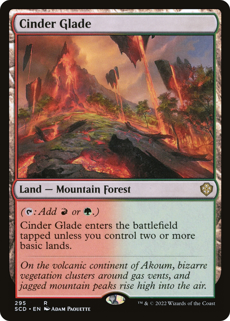 Cinder Glade [Starter Commander Decks] | Devastation Store