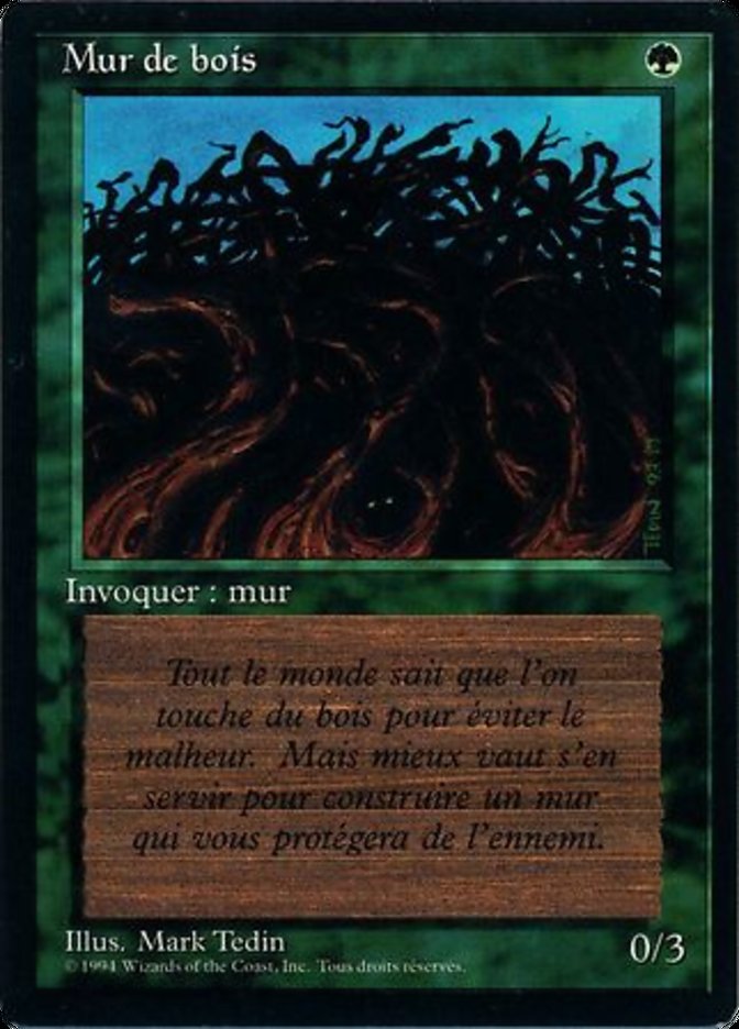 Wall of Wood [Foreign Black Border] | Devastation Store