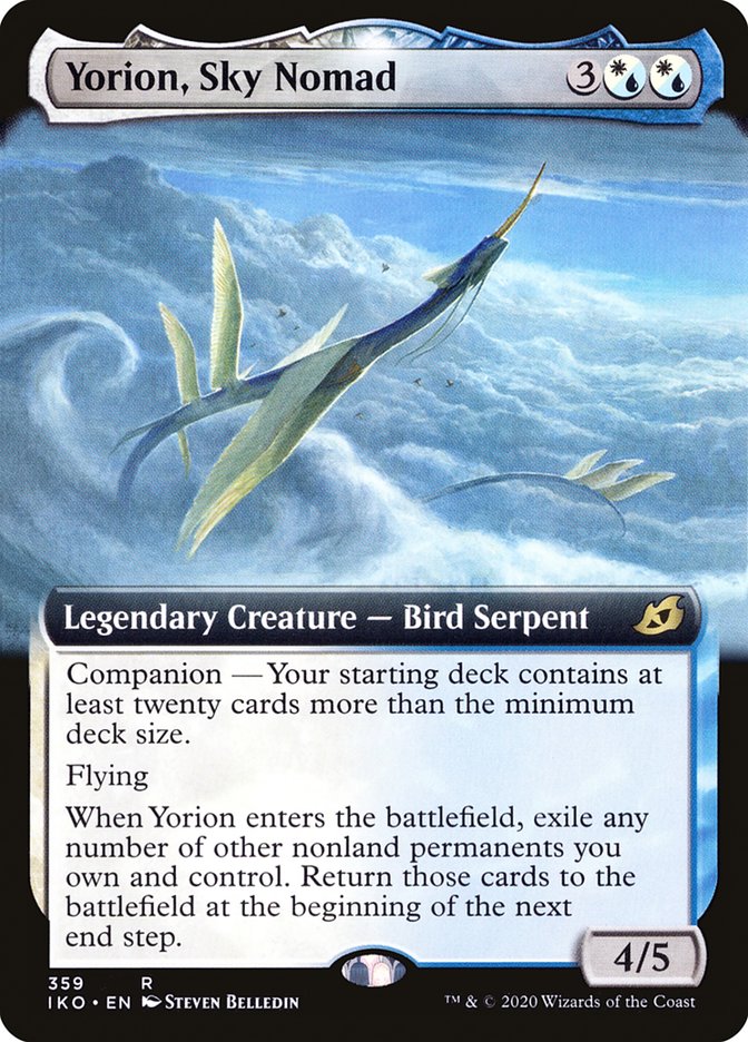 Yorion, Sky Nomad (Extended Art) [Ikoria: Lair of Behemoths] | Devastation Store