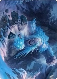 Icehide Troll Art Card [Kaldheim: Art Series] | Devastation Store
