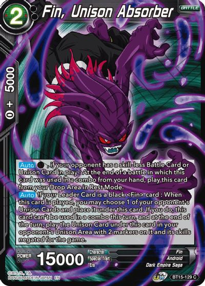 Fin, Unison Absorber [BT15-129] | Devastation Store