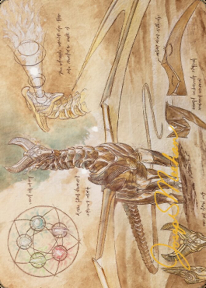 Ramos, Dragon Engine Art Card (Gold-Stamped Signature) [The Brothers' War Art Series] | Devastation Store