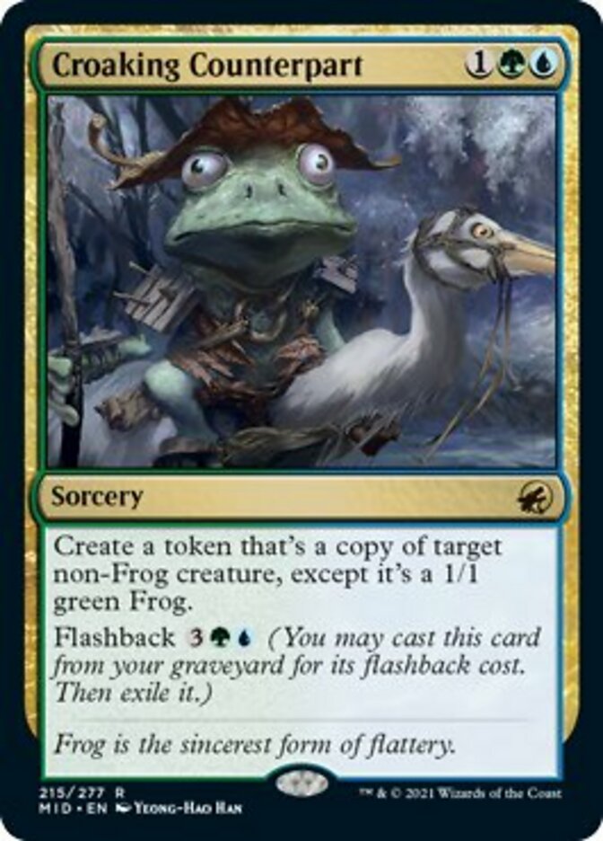 Croaking Counterpart [Innistrad: Midnight Hunt] | Devastation Store