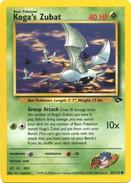 Koga's Zubat (83/132) [Gym Challenge Unlimited] | Devastation Store