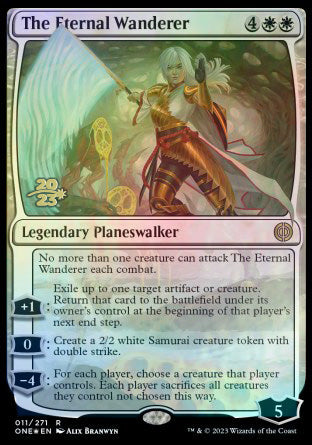 The Eternal Wanderer [Phyrexia: All Will Be One Prerelease Promos] | Devastation Store