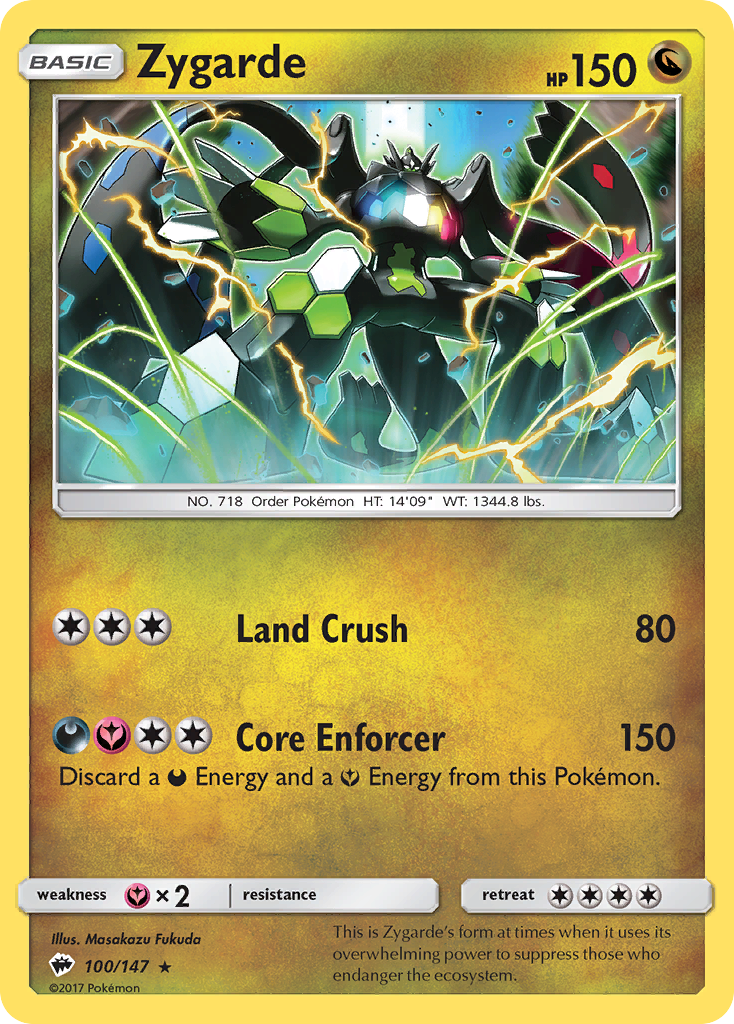 Zygarde (100/147) [Sun & Moon: Burning Shadows] | Devastation Store