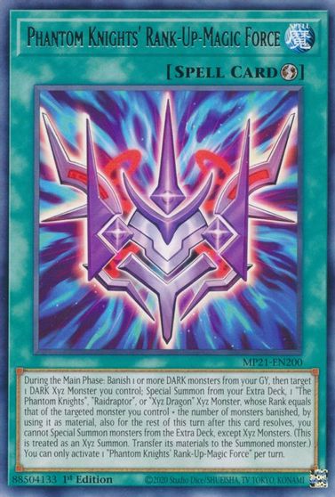 Phantom Knights' Rank-Up-Magic Force [MP21-EN200] Rare | Devastation Store