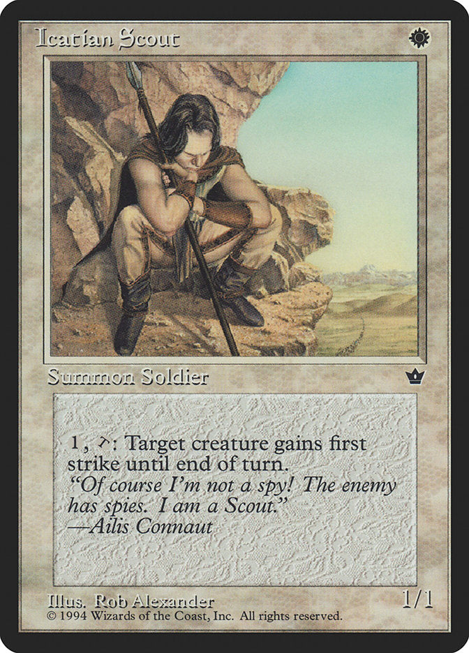 Icatian Scout (Rob Alexander) [Fallen Empires] - Devastation Store | Devastation Store