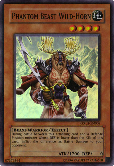 Phantom Beast Wild-Horn [GX02-EN002] Super Rare | Devastation Store