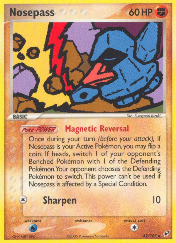 Nosepass (42/107) [EX: Deoxys] | Devastation Store