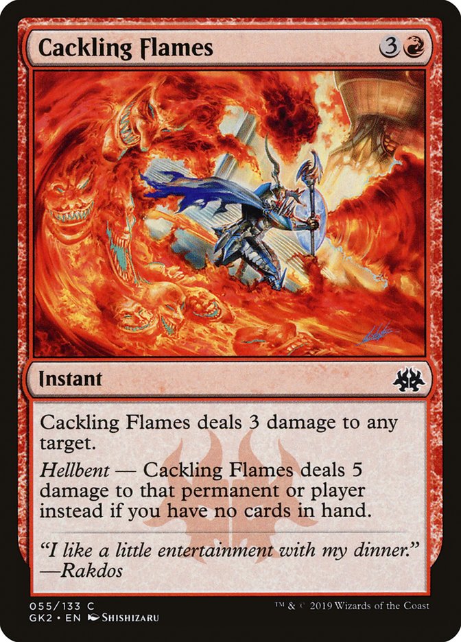 Cackling Flames [Ravnica Allegiance Guild Kit] | Devastation Store