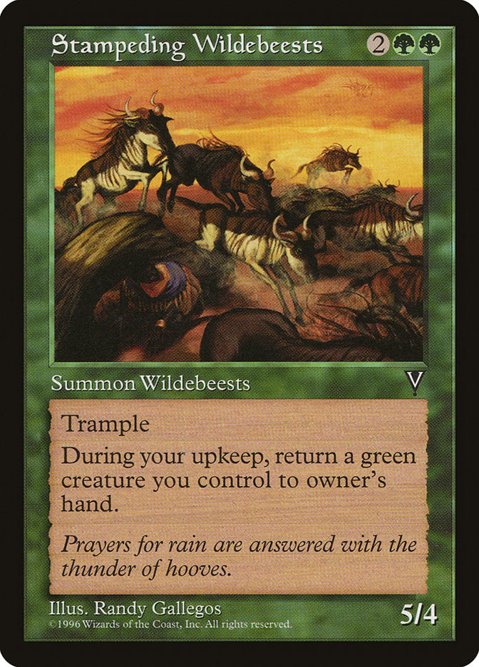 Stampeding Wildebeests [Visions] | Devastation Store