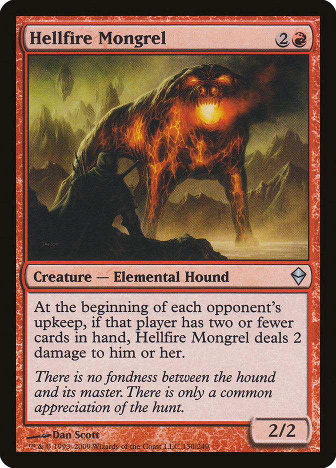 Hellfire Mongrel [Zendikar] | Devastation Store