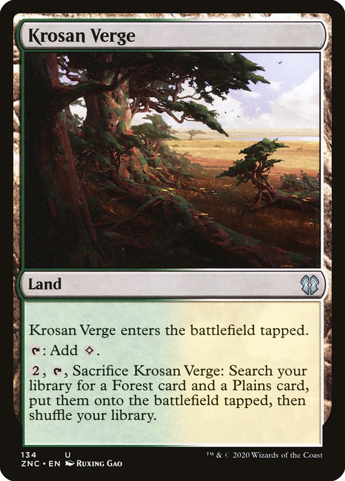 Krosan Verge [Zendikar Rising Commander] | Devastation Store