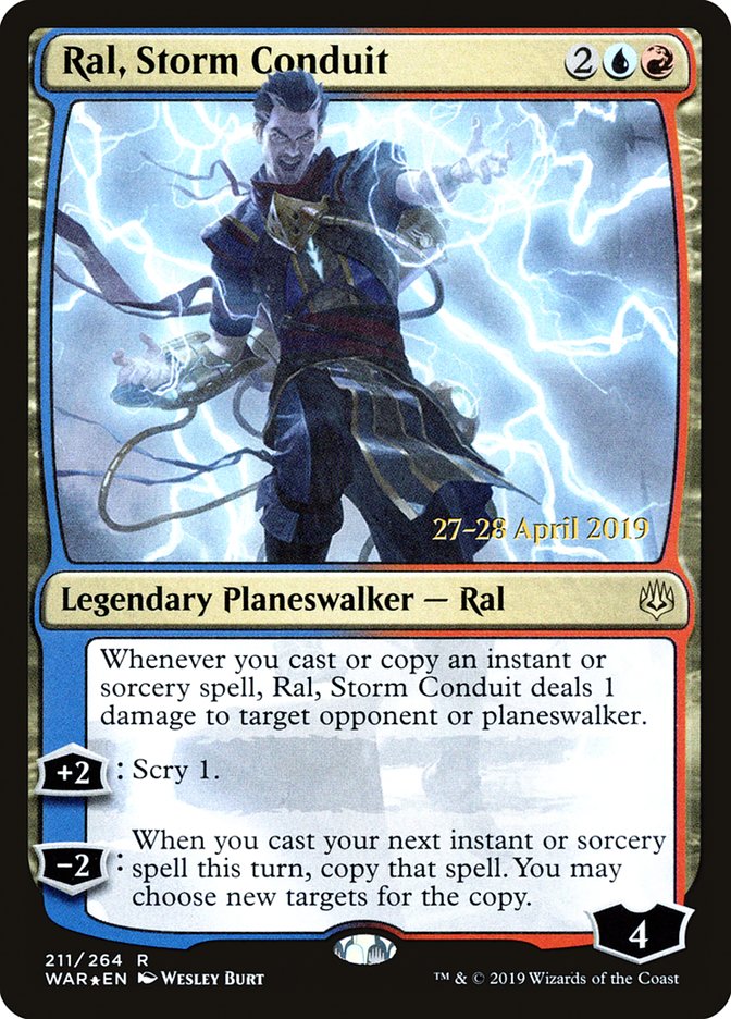 Ral, Storm Conduit  [War of the Spark Prerelease Promos] | Devastation Store