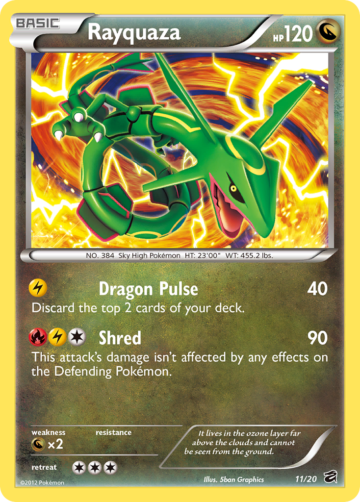 Rayquaza (11/20) [Black & White: Dragon Vault] | Devastation Store