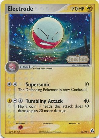 Electrode (32/92) (Stamped) [EX: Legend Maker] | Devastation Store