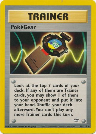 PokeGear (88/111) [Neo Genesis Unlimited] | Devastation Store