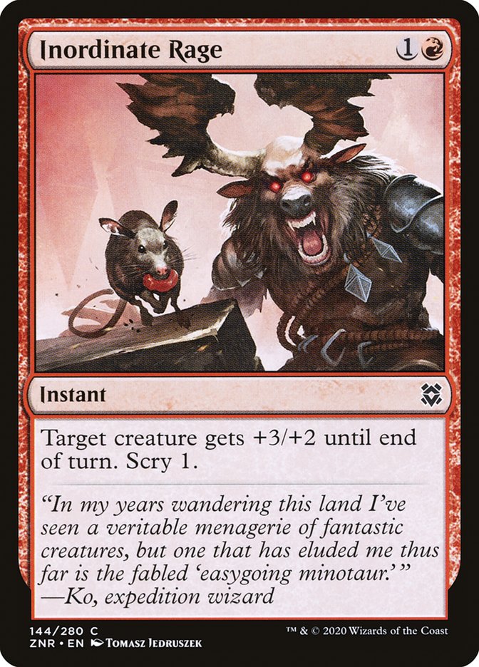Inordinate Rage [Zendikar Rising] | Devastation Store